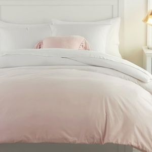 Pottery Barn Ombre Organic Duvet F/Q